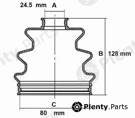 Red-Line 59GW000 — Bellow Kit, drive shaft