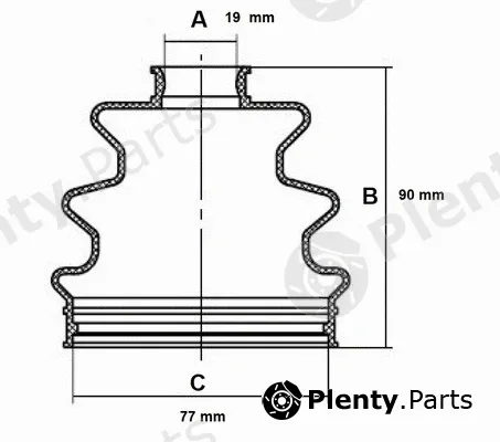 Red-Line 59HY002 — Bellow Kit, drive shaft