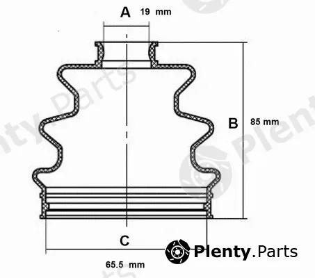 Red-Line 59DA003 — Bellow Kit, drive shaft