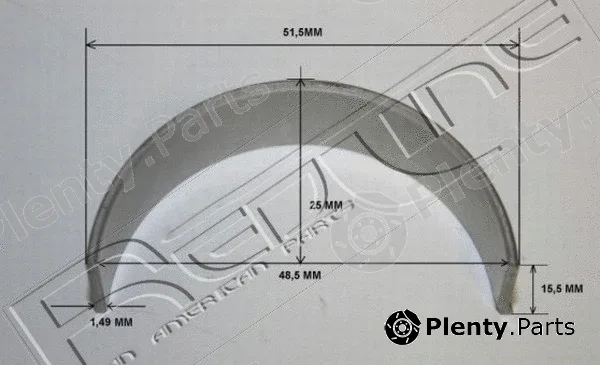 Red-Line 01SU009 — Connecting Rod Bearing Set