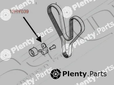 Red-Line 13HY039 — Tensioner, timing belt