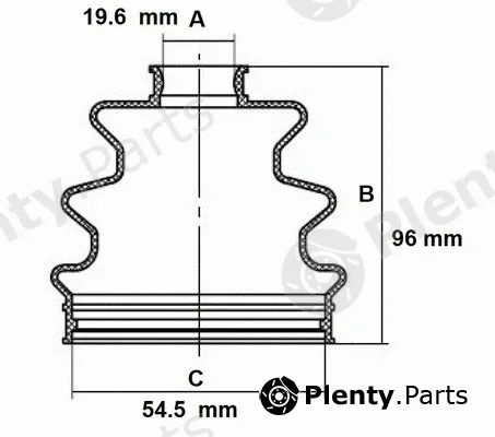 Red-Line 59CV011 — Bellow Kit, drive shaft