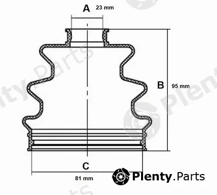 Red-Line 59HO006 — Bellow Kit, drive shaft