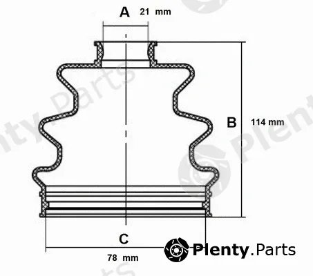 Red-Line 59HO003 — Bellow Kit, drive shaft