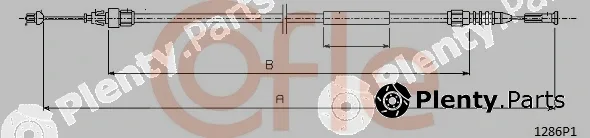 Cofle 1286P1 — Bonnet Cable