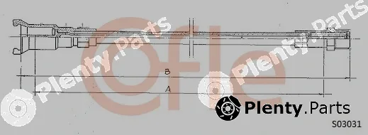 Cofle 92.S03031 — Speedometer Cable