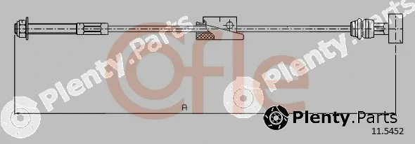 Cofle 11.5452 — Cable Pull, parking brake