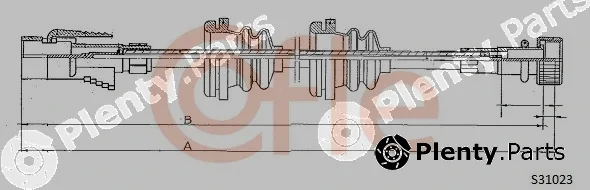 Cofle 92.S31023 — Speedometer Cable