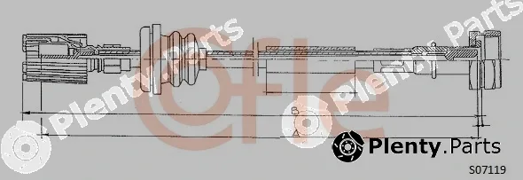 Cofle 92.S07119 — Speedometer Cable