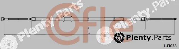 Cofle 92.1.FI033 — Cable Pull, parking brake