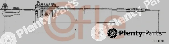 Cofle 92.11.028 — Accelerator Cable