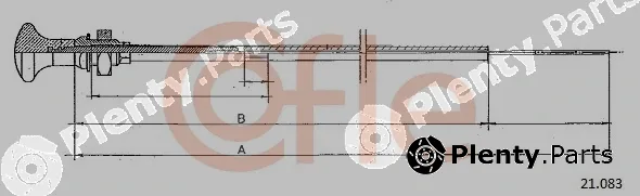Cofle 21.083 — Cable, starter
