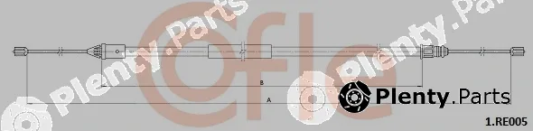 Cofle 1.RE005 — Cable Pull, parking brake