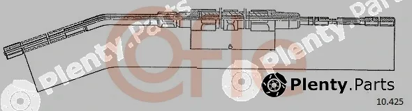 Cofle 10.425 — Cable Pull, parking brake