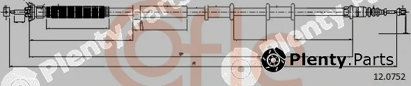 Cofle 12.0752 — Cable Pull, parking brake