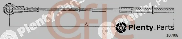 Cofle 10.408 — Cable Pull, parking brake