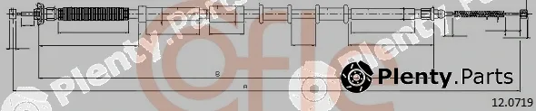 Cofle 12.0719 — Cable Pull, parking brake