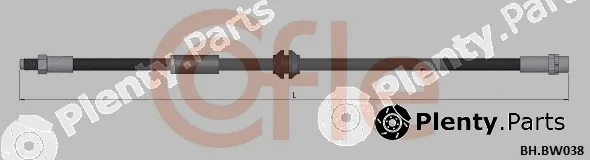 Cofle 92.BH.BW038 — Brake Hose