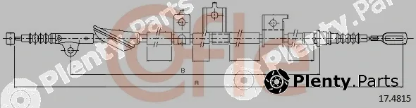 Cofle 17.4815 — Cable Pull, parking brake