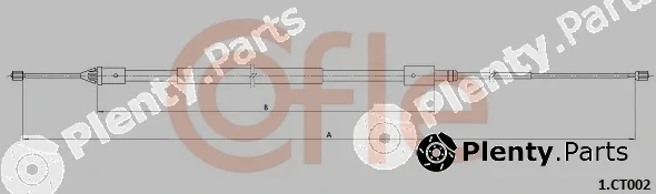 Cofle 1.CT002 — Cable Pull, parking brake