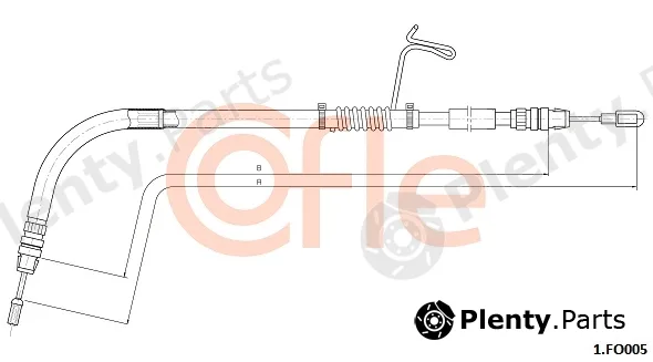 Cofle 1.FO005 — Cable Pull, parking brake