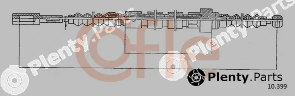 Cofle 10.399 — Cable Pull, parking brake