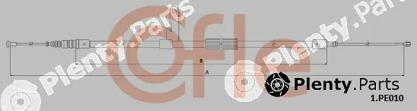 Cofle 92.1.PE010 — Cable Pull, parking brake