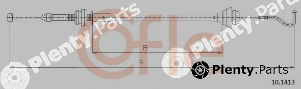 Cofle 10.1413 — Accelerator Cable