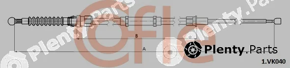Cofle 92.1.VK040 — Cable Pull, parking brake
