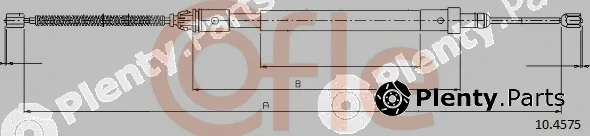 Cofle 92.10.4575 — Cable Pull, parking brake
