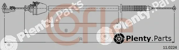 Cofle 92.11.0224 — Accelerator Cable