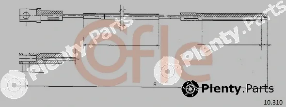 Cofle 10.310 — Cable Pull, clutch control