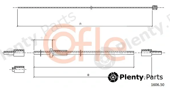Cofle 1606.50 — Bonnet Cable
