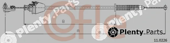 Cofle 92.11.0226 — Accelerator Cable