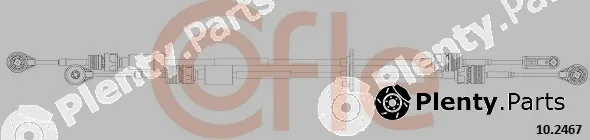 Cofle 10.2467 — Cable Pull, manual transmission