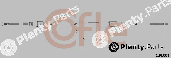 Cofle 1.PE003 — Cable Pull, parking brake