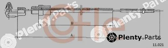 Cofle 11.021 — Accelerator Cable