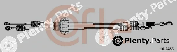 Cofle 10.2465 — Cable Pull, manual transmission