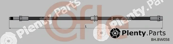 Cofle 92.BH.BW058 — Brake Hose