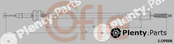 Cofle 92.3.OP008 — Accelerator Cable