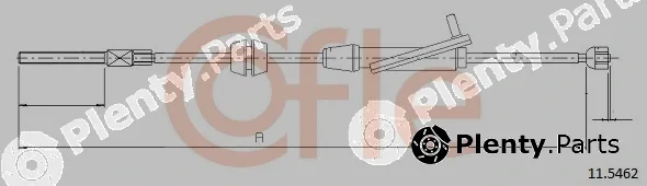 Cofle 11.5462 — Cable Pull, parking brake