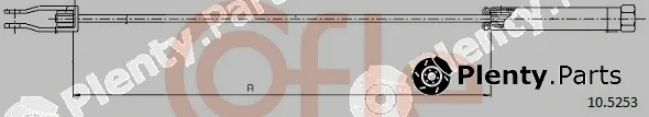 Cofle 10.5253 — Cable Pull, parking brake
