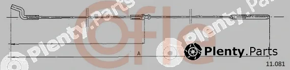 Cofle 92.11.081 — Accelerator Cable