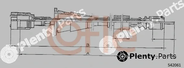 Cofle 92.S24061 — Speedometer Cable