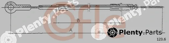 Cofle 123.6 — Accelerator Cable