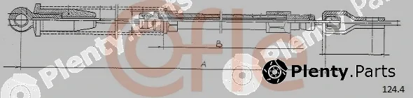 Cofle 124.4 — Cable, starter