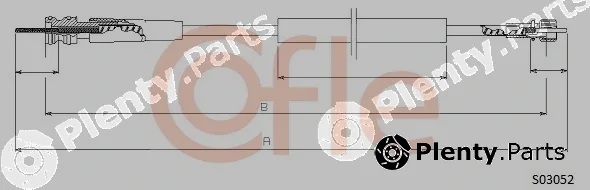 Cofle 92.S03052 — Speedometer Cable