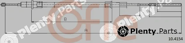 Cofle 10.4154 — Cable Pull, parking brake