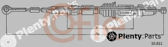 Cofle 10.811 — Cable Pull, parking brake