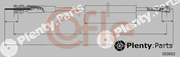 Cofle S03052 — Speedometer Cable